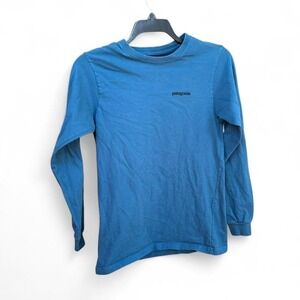 Patagonia long sleeve blue shirt